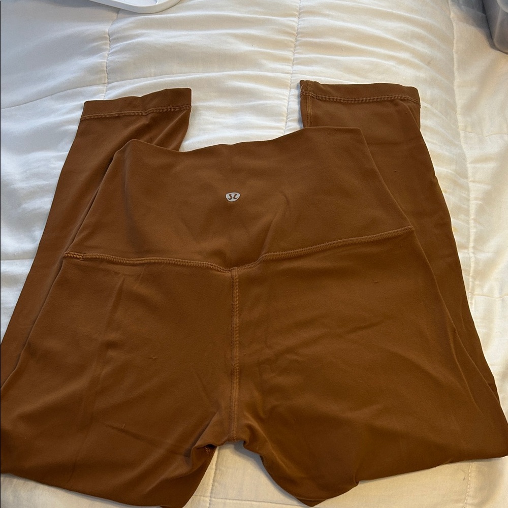 lululemon athletica Rust Leggings-Capri